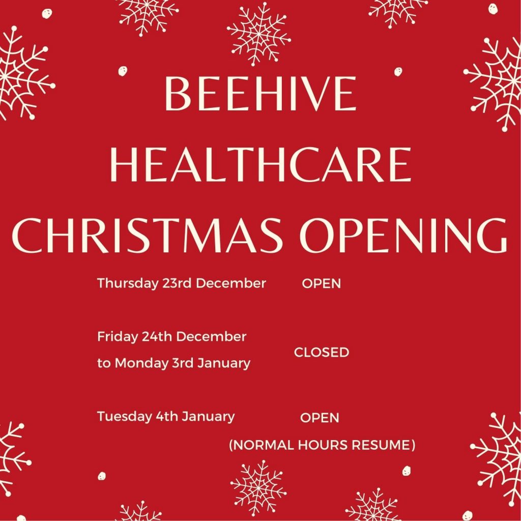 Beehive opening christmas 2021